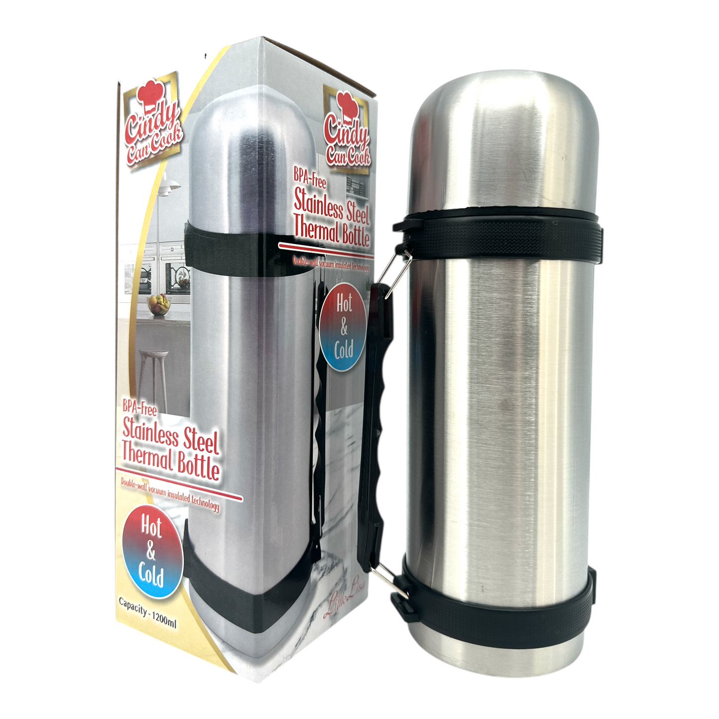 Cindy Can Cook Stainless Steel Thernal Bottle 1pc
