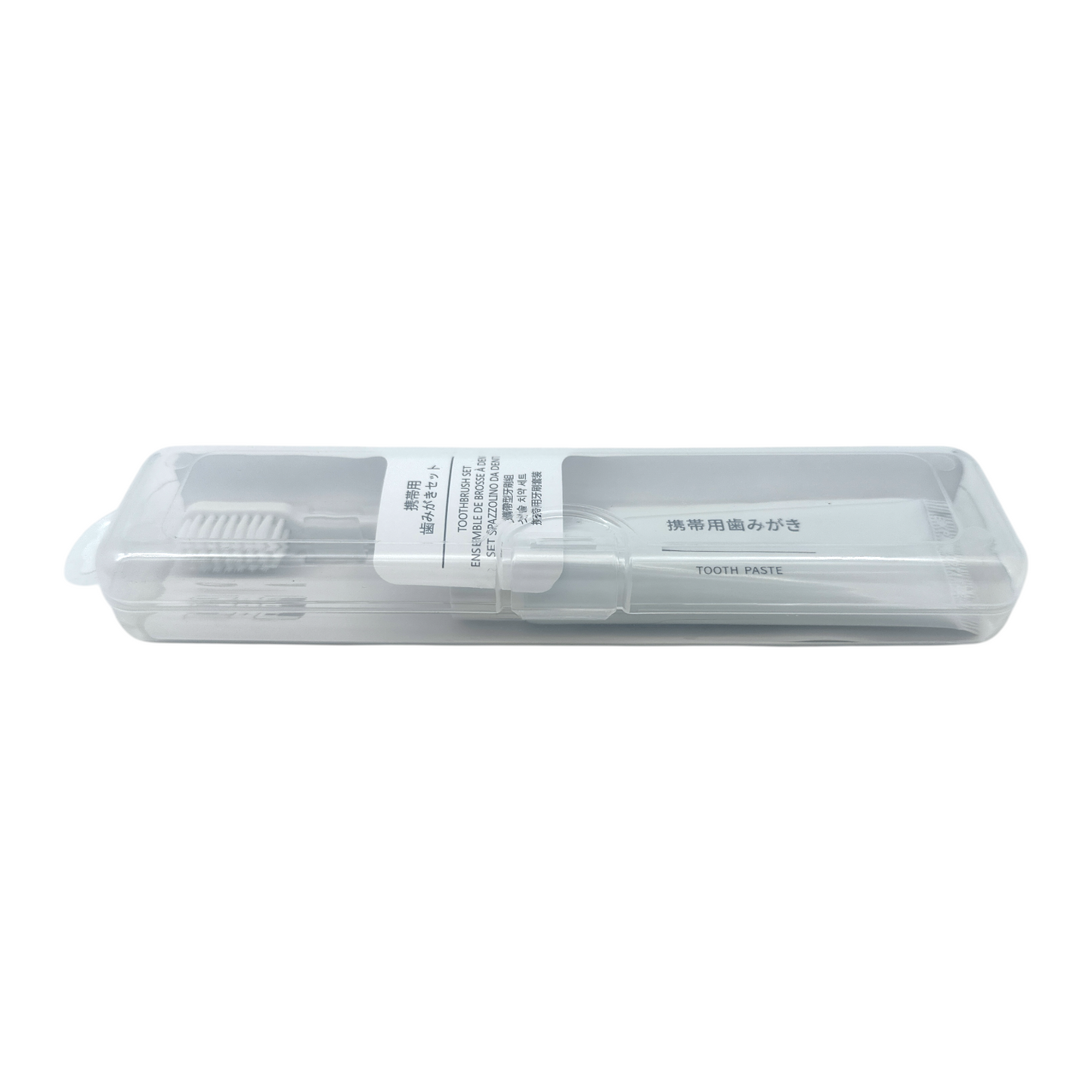 General Japanese style portable toothbrush &toothpaste set 1pc