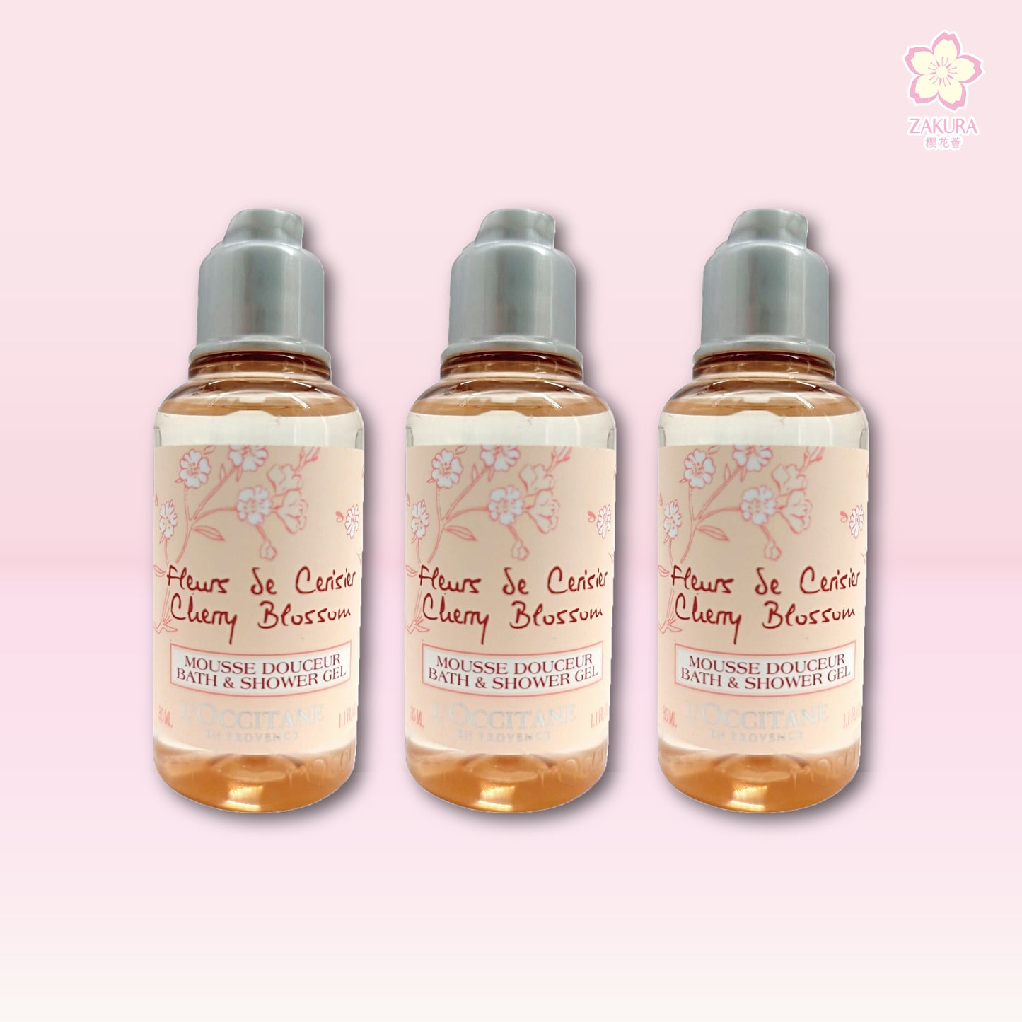 L'Occitane Cherry Blossom Bath & Shower Gel (Miniature) 35ml