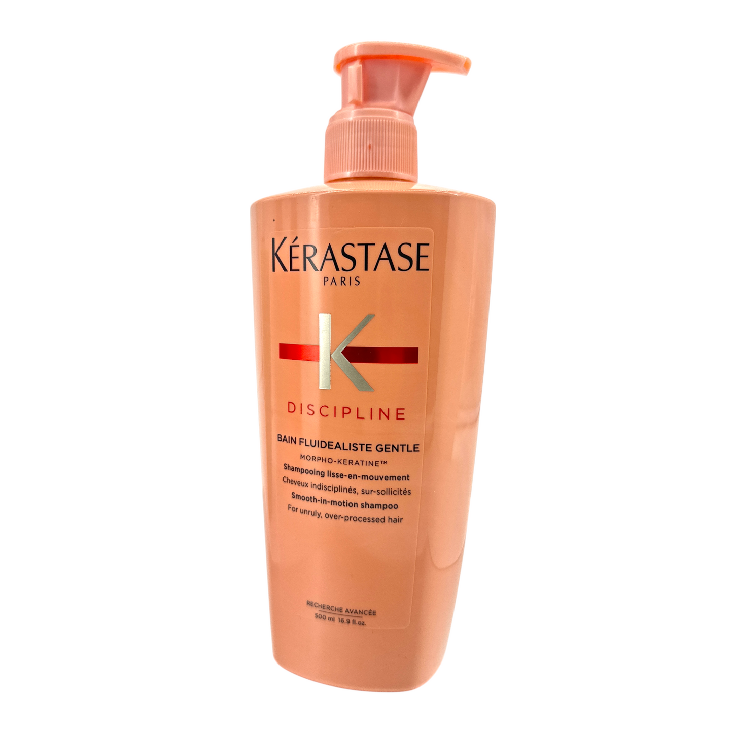 Kerastase Discipline Bain Fluidealiste Shampoo 500ml – sulfate-free smoothing shampoo for frizz-prone hair, available at Zakura Global.