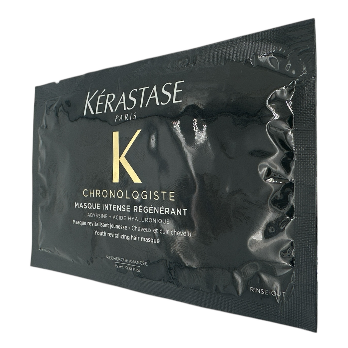 Kerastase Chronologiste Masque Intense Régénérant – 15ml travel-size anti-aging hair mask with hyaluronic acid and vitamin E, available at Zakura Global.
