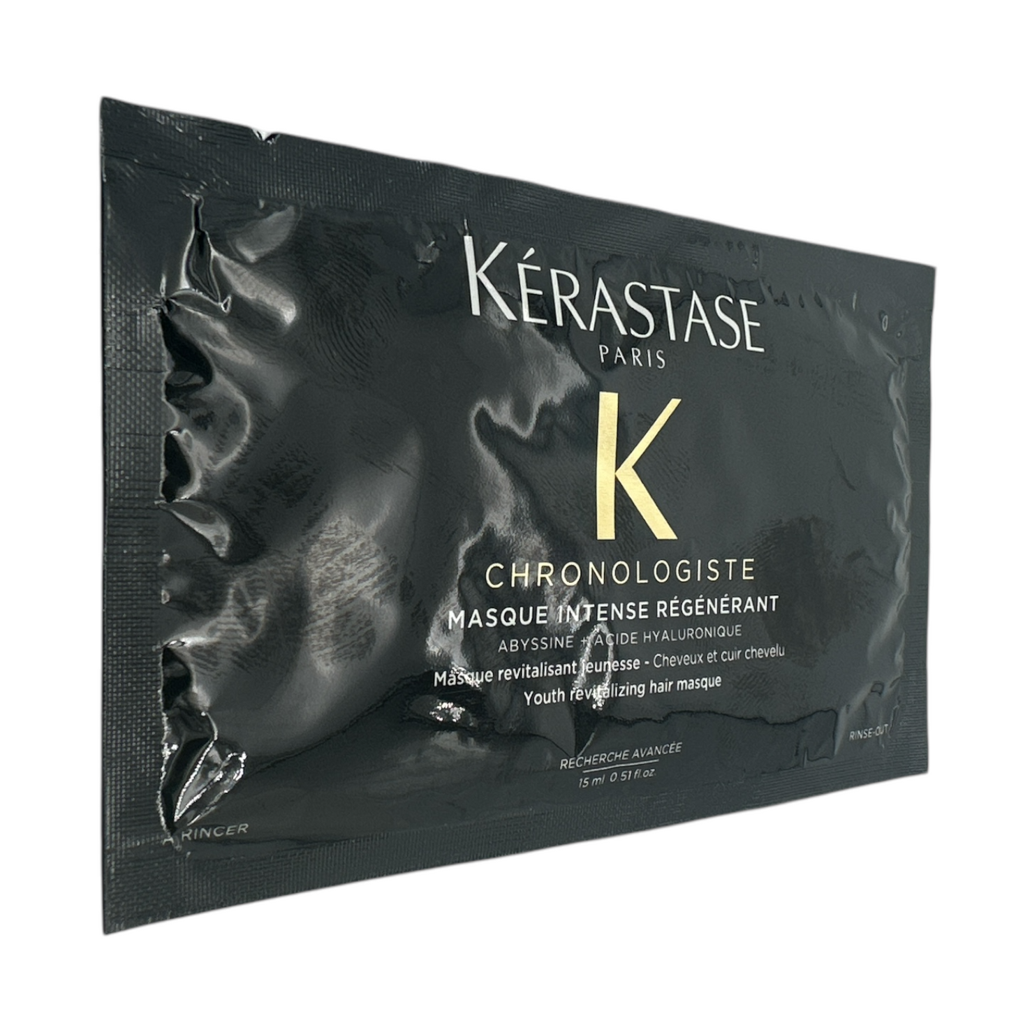 Kerastase Chronologiste Masque Intense Régénérant – 15ml travel-size anti-aging hair mask with hyaluronic acid and vitamin E, available at Zakura Global.