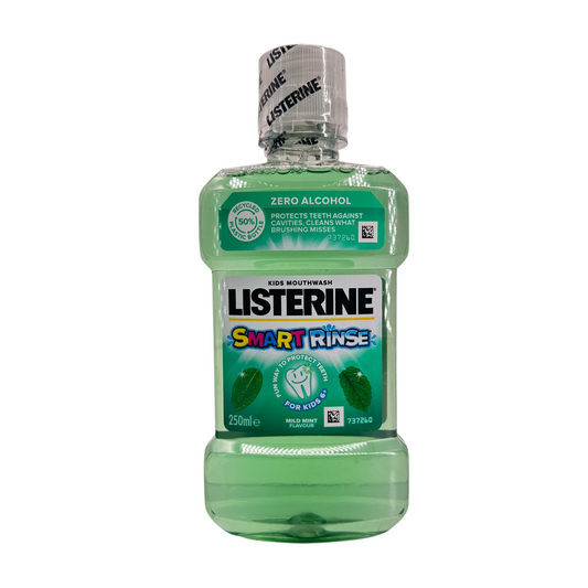 Listerine Kids Smart Rinse Mild Mint Mouthwash 250ml