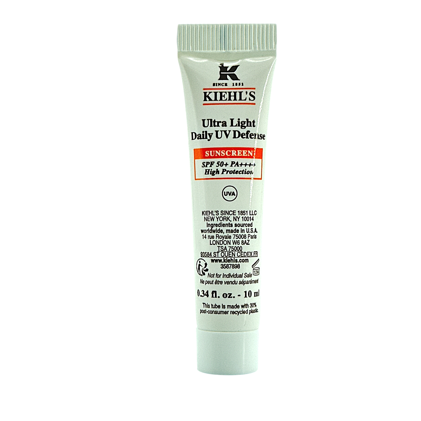 Kiehl's Ultra Light Daily UV Defense Aqua Gel – lightweight sunscreen for oily skin with vitamin E, available at Zakura Global.