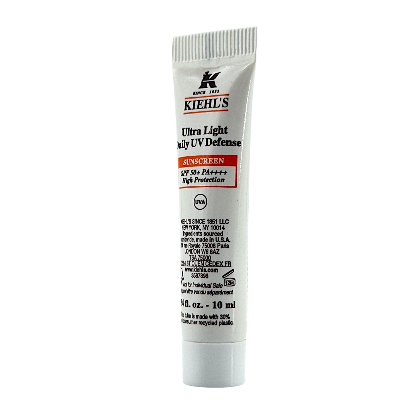 Kiehl's Ultra Light Daily UV Defense Aqua Gel – lightweight sunscreen for oily skin with vitamin E, available at Zakura Global.