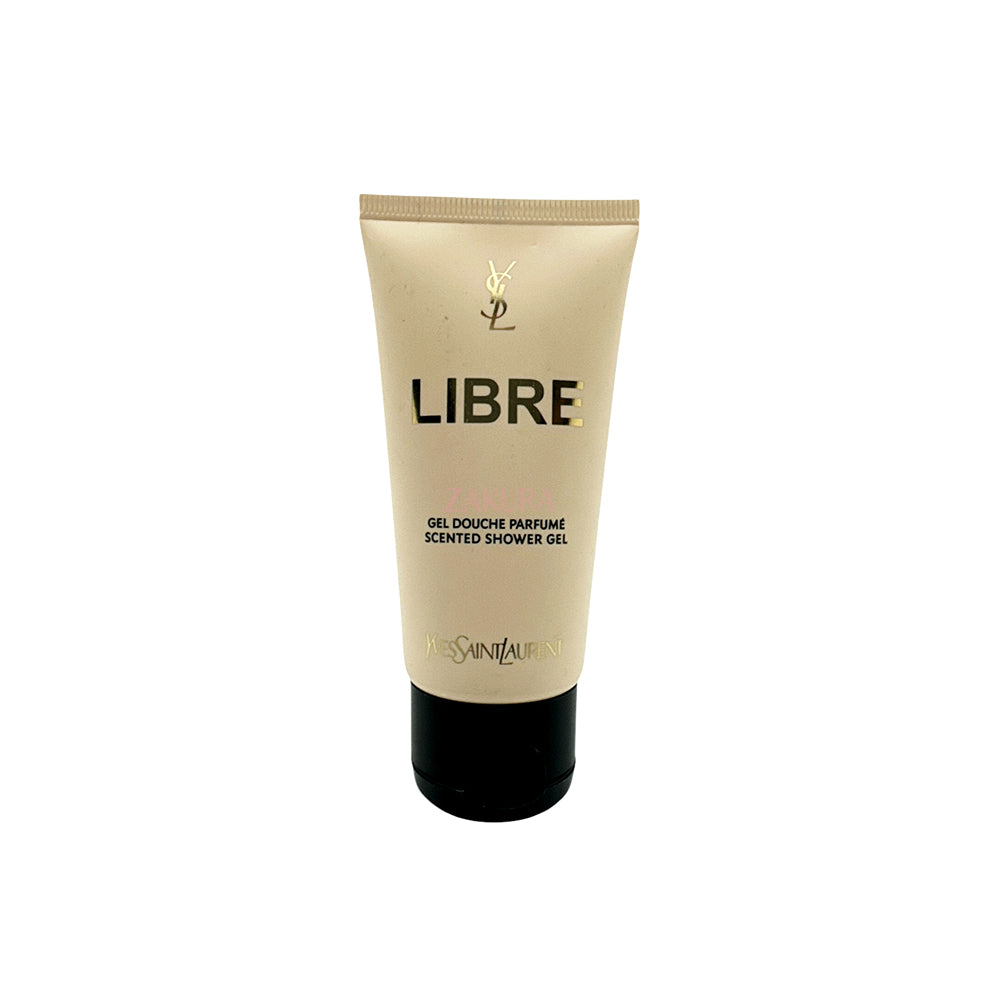 YSL Libre Scented Shower Gel – Miniature 50ml with lavender and orange blossom scent, available at Zakura Global.