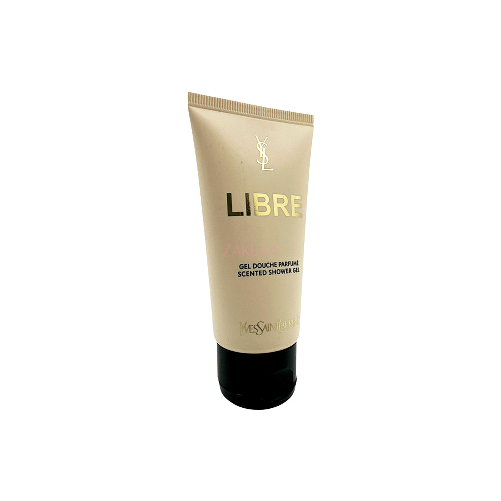 YSL Libre Scented Shower Gel – Miniature 50ml with lavender and orange blossom scent, available at Zakura Global.