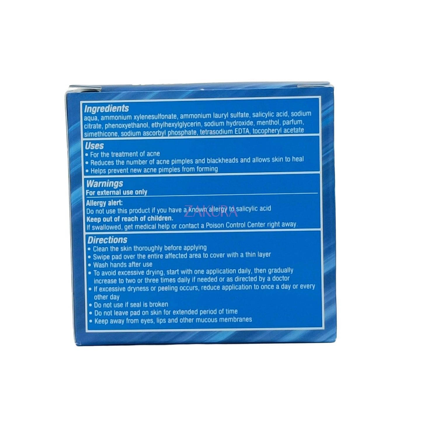 Stridex Salicylic Acid Pads 55pads (Acid 2% Maximum/Acid 0.5% Sensitive/Acid 1% Essential)