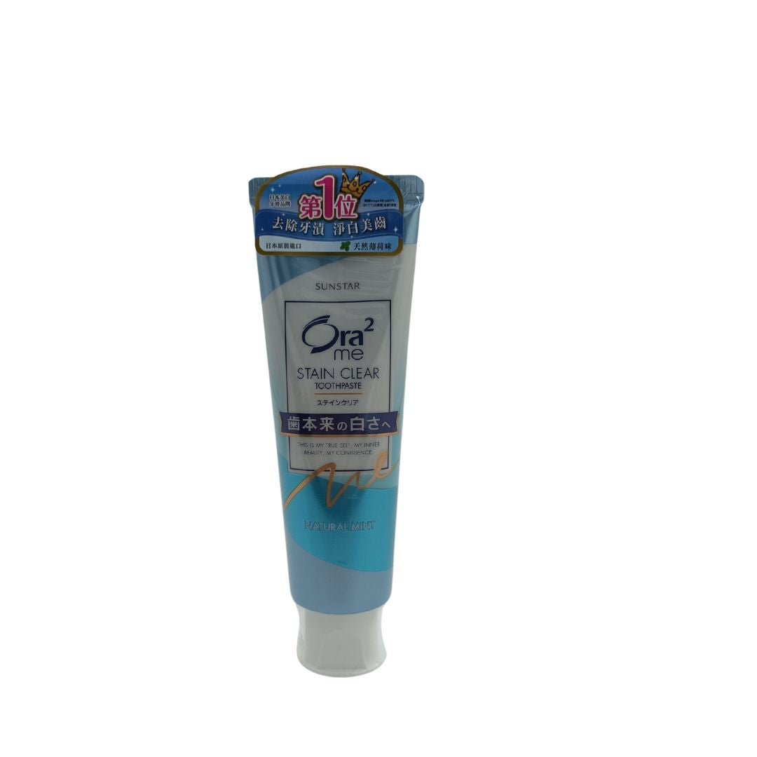 Ora2 Me Stainclear Toothpaste 140g (Natural Mint/Peach Mint) Natural Mint