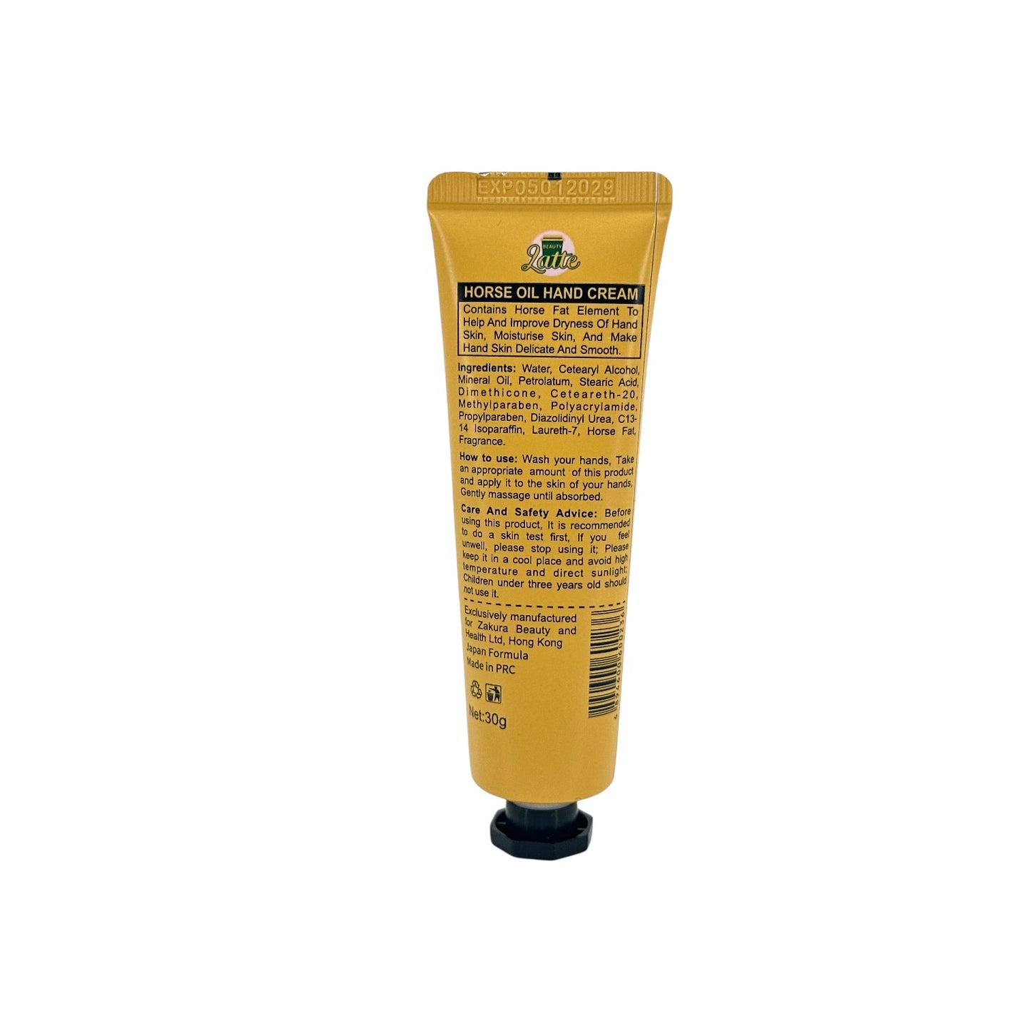 Beauty Latte Hand Cream - Horse Oil 30g
