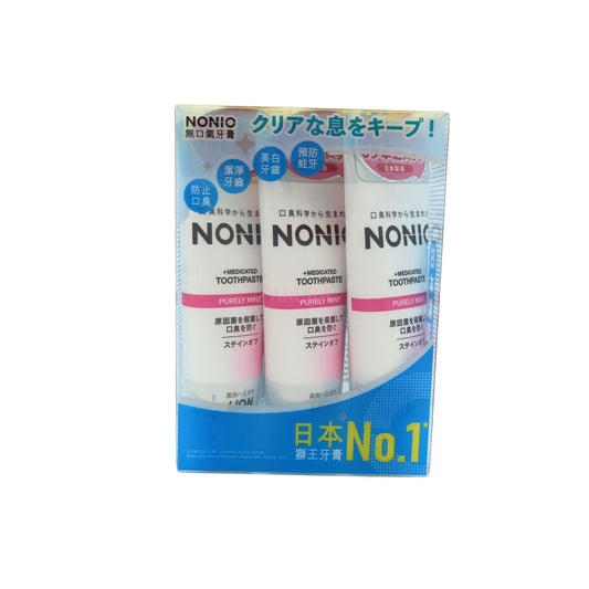 Nonio Toothpaste 3x130g Purely Mint
