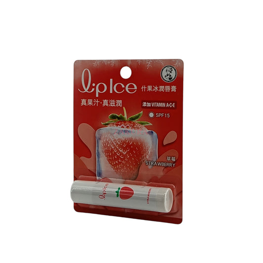 Mentholatum Assorted Fruit Ice Lip Balm-Strawberry 3.5g
