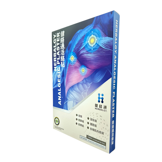 Herbalgy Easy Analgesic Plaaster 5pcs – herbal pain relief patches for muscle and joint pain, available at Zakura Global.
