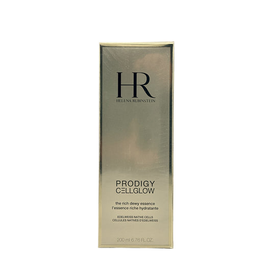 Helena Rubinstein Prodigy Cellglow The Rich Dewy Essence 200ml – Hydrating, Anti-Aging Luxury Skincare by Zakura Global.