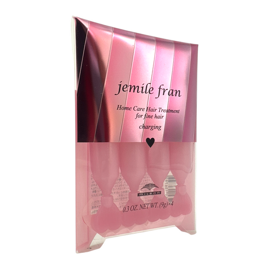 Milbon Jemile Fran Hair Treatment – weekly collagen-infused repair treatment for normal damaged hair, available at Zakura Global.