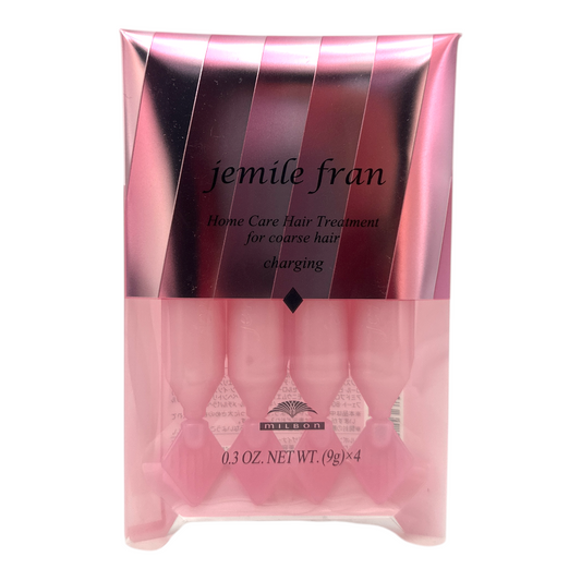 Milbon Jemile fran Hair Treatment Coarse Hard – weekly booster for coarse and dry hair, available at Zakura Global.