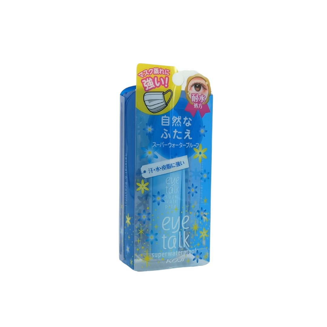 KOJI Eyetalk Super Waterproof – 1pc double eyelid glue with waterproof formula and precision applicator, available at Zakura Global.