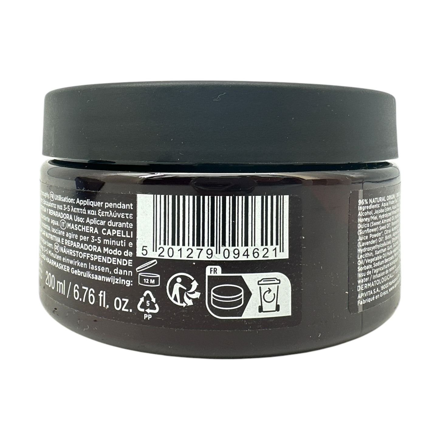 Apivita Nourish & Repair Mask for Dry-Damaged Hair 200ml