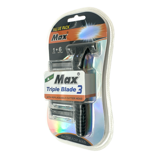 Max Men Razor + 6 Refills 1set