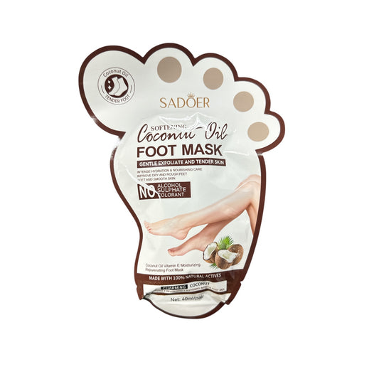 SADOER Coconut Oil Vitamin E Moisturizing Foot Mask 1 Pair – Zakura Global