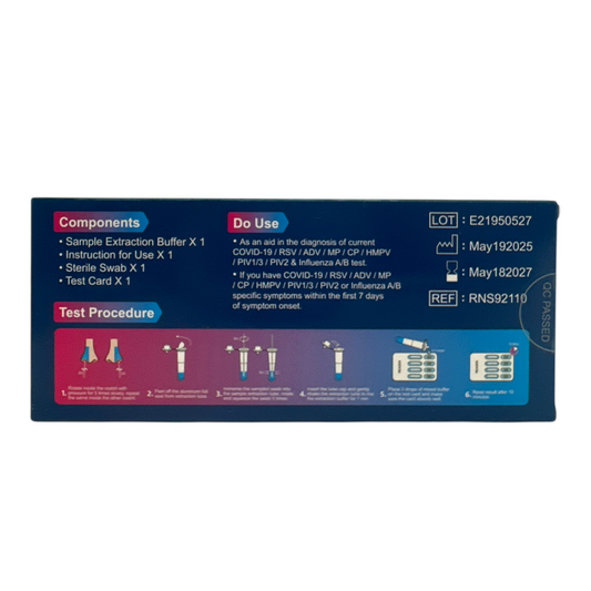 REAGENT 10-in-1 Test Kit – dark blue packaging for multi-substance detection, available at Zakura Global.