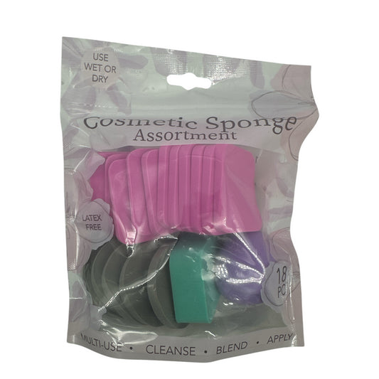 EVRIHOLDER Cosmetic Sponge Assortment 18pcs