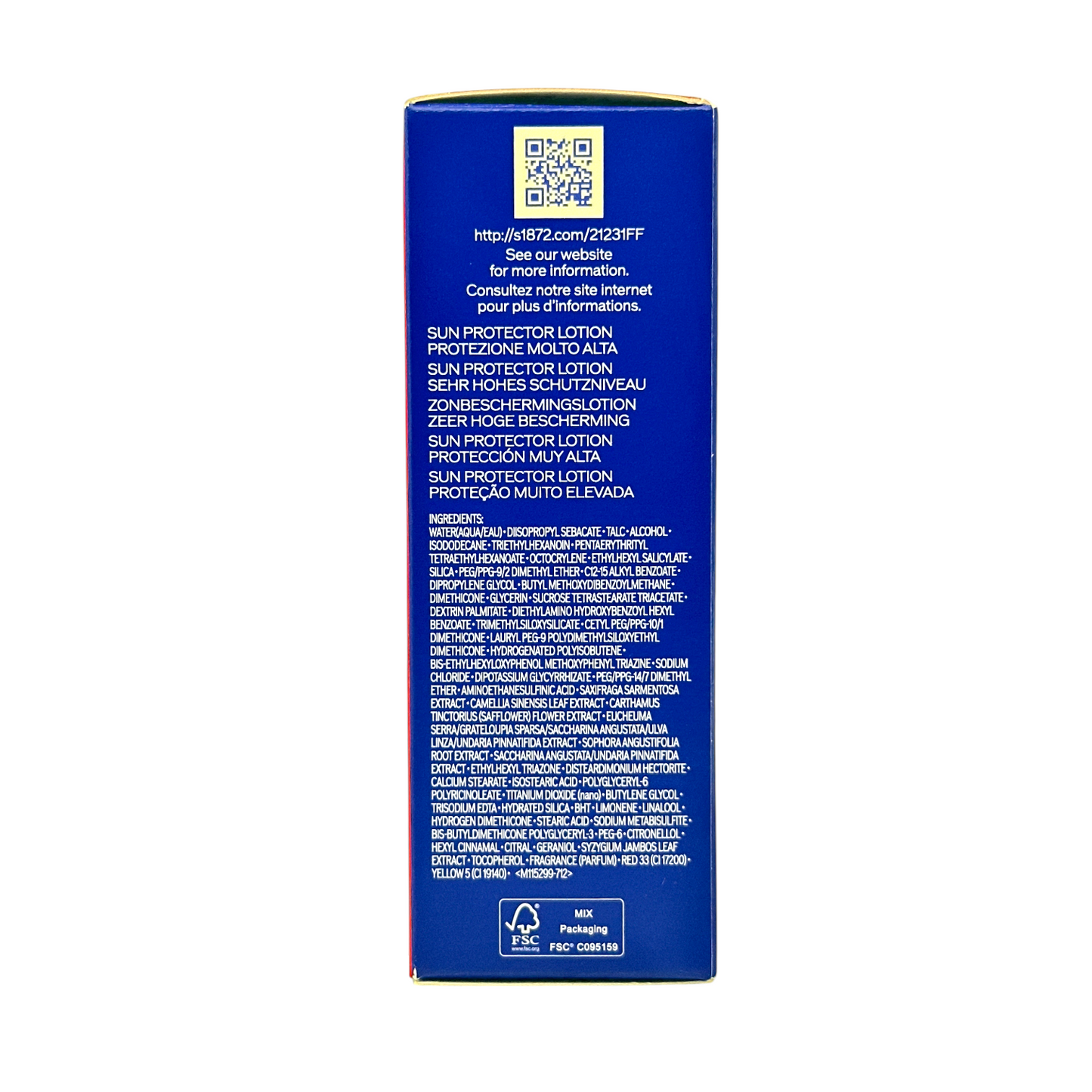 Shiseido Expert Sun Protector SPF 50+ 150ml – face & body sunscreen with skincare benefits, available at Zakura Global.