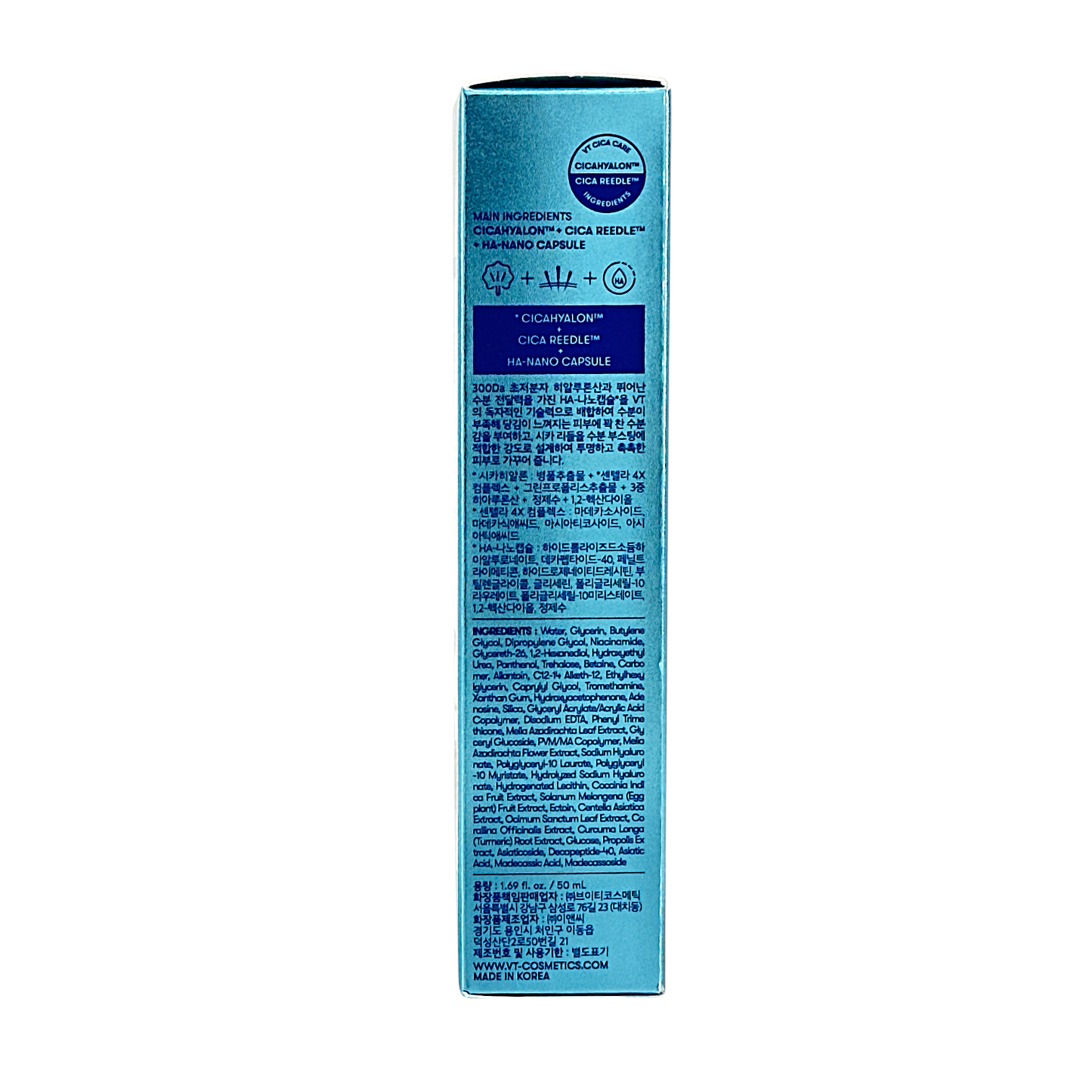 VT Hydrop Reedle Shot 300 50ml – Korean microneedle serum for hydration and skin texture, available at Zakura Global.