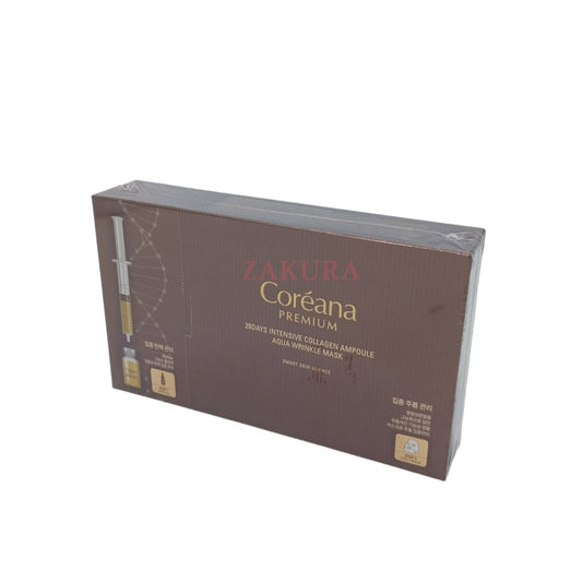 Coreana Premium 28 Days Inten Collagen Aqua Wrinkle Mask 2ml+25mlx10pcs