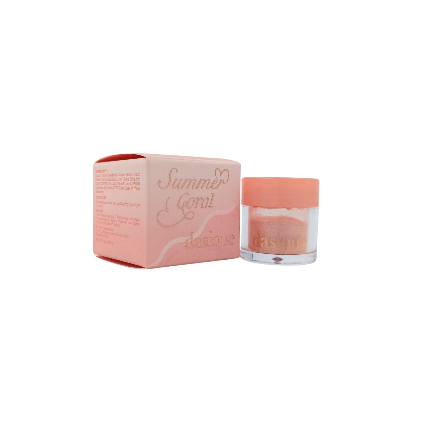 Dasique Starlit Glitter Powder - (07 Pink Shell/08 Golden Aurora/09 Coral Sand) 1pc 09 Coral Sand