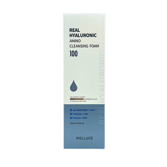 Wellage Real Hyaluronic Amino Cleansing Foam 150ml