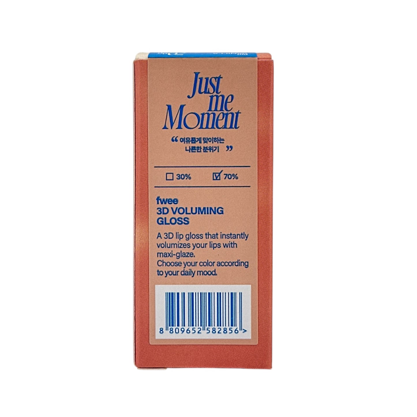 fwee 3D Voluming Gloss B01 Nude Vanilla 5.3g – Hydrating lip gloss with volumizing effect from Zakura Global.