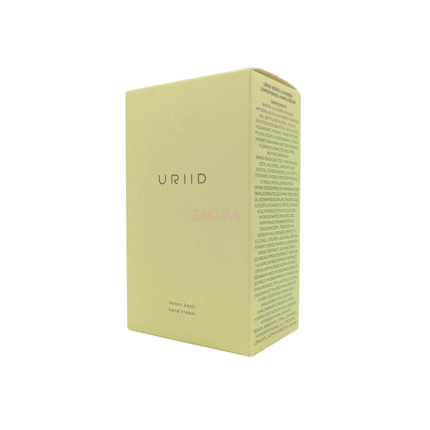 URIID Neroli Garden Hand Cream 50g (Neroil/Relaxing Rose/Lemon Basil) Lemon Basil