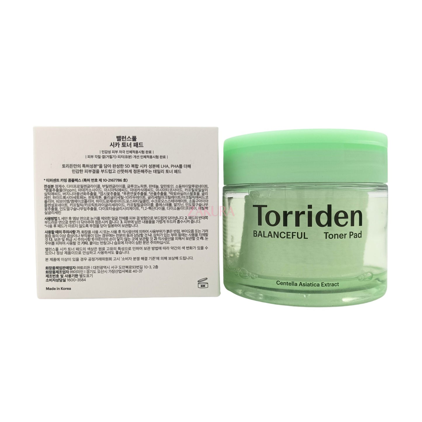 Torriden Balanceful Cica Toner Pad 60pads