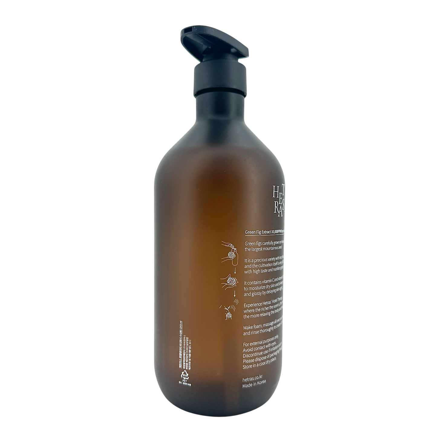 Hetras Body Wash – Soosunhwa 1013ml, Korean botanical cleanser for soft and refreshed skin, available at Zakura Global.