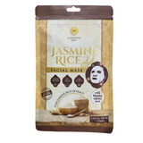 KA-LA Pinnara Jasmine Rice Facial Mask 5pcs pack with hydrating and brightening formula, available at Zakura Global.
