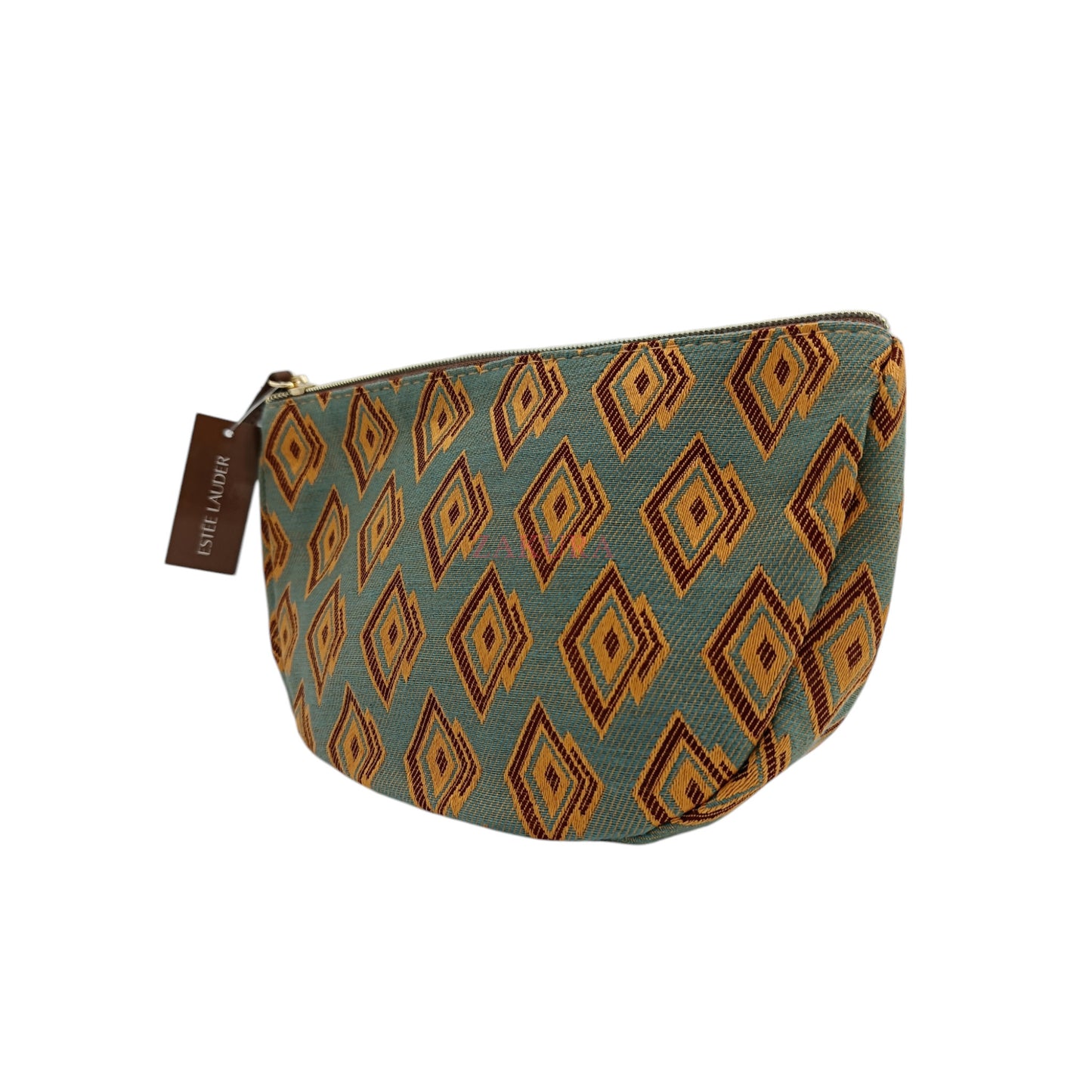 Estee Lauder Cosmetic bag (green with diamond pettren) 1pc