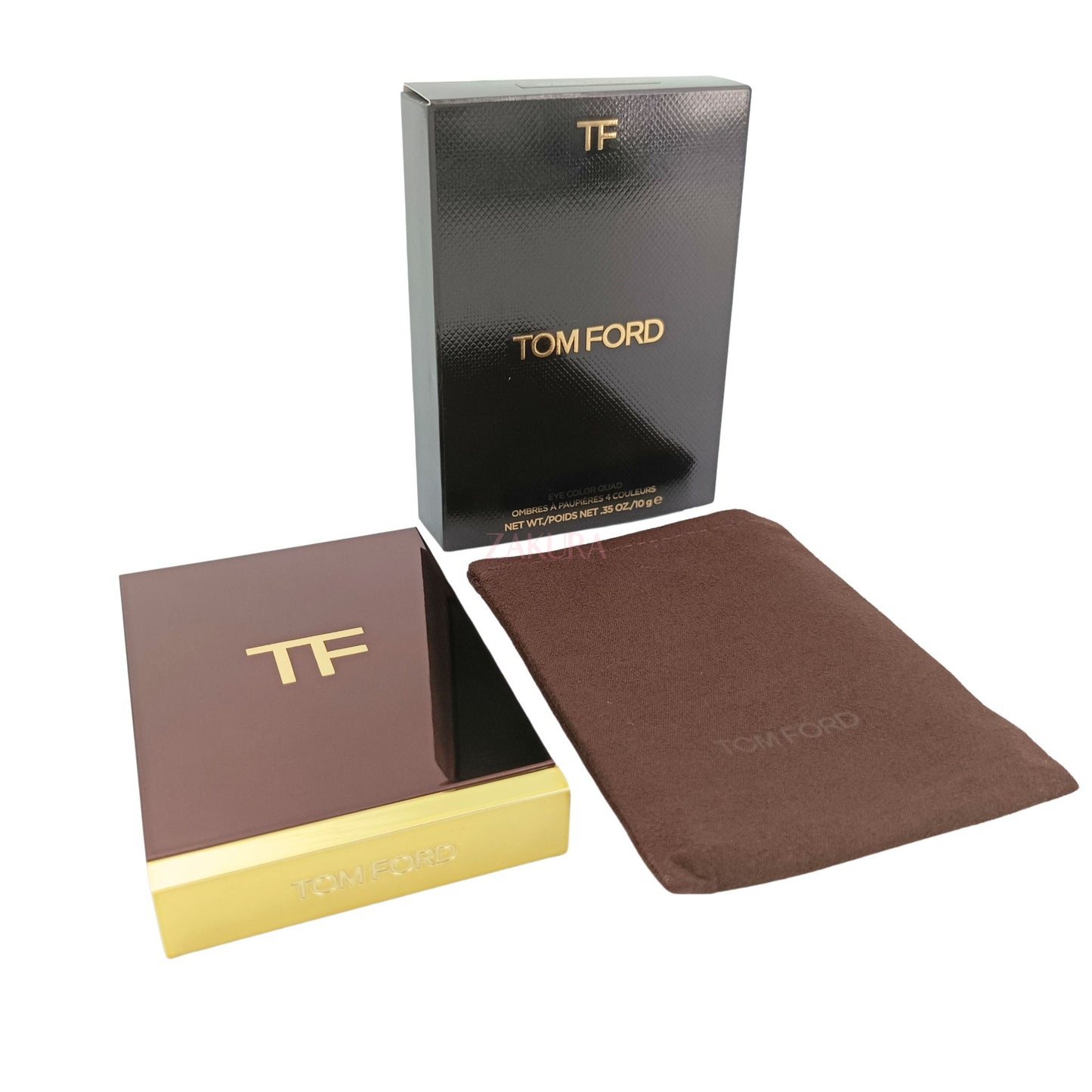 Tom Ford Eye Color Quad - 01 Golden Mink/31 Sous Le Sable/35 Rose Topaz/45 Iconic Smoke/30 Insolent Rose
