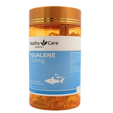 Healthy Care Squalene 1000mg 200 Capsules – shark liver oil antioxidant supplement for immune and skin health