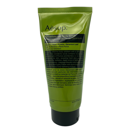 Aesop Geranium Leaf Body Scrub 180ml