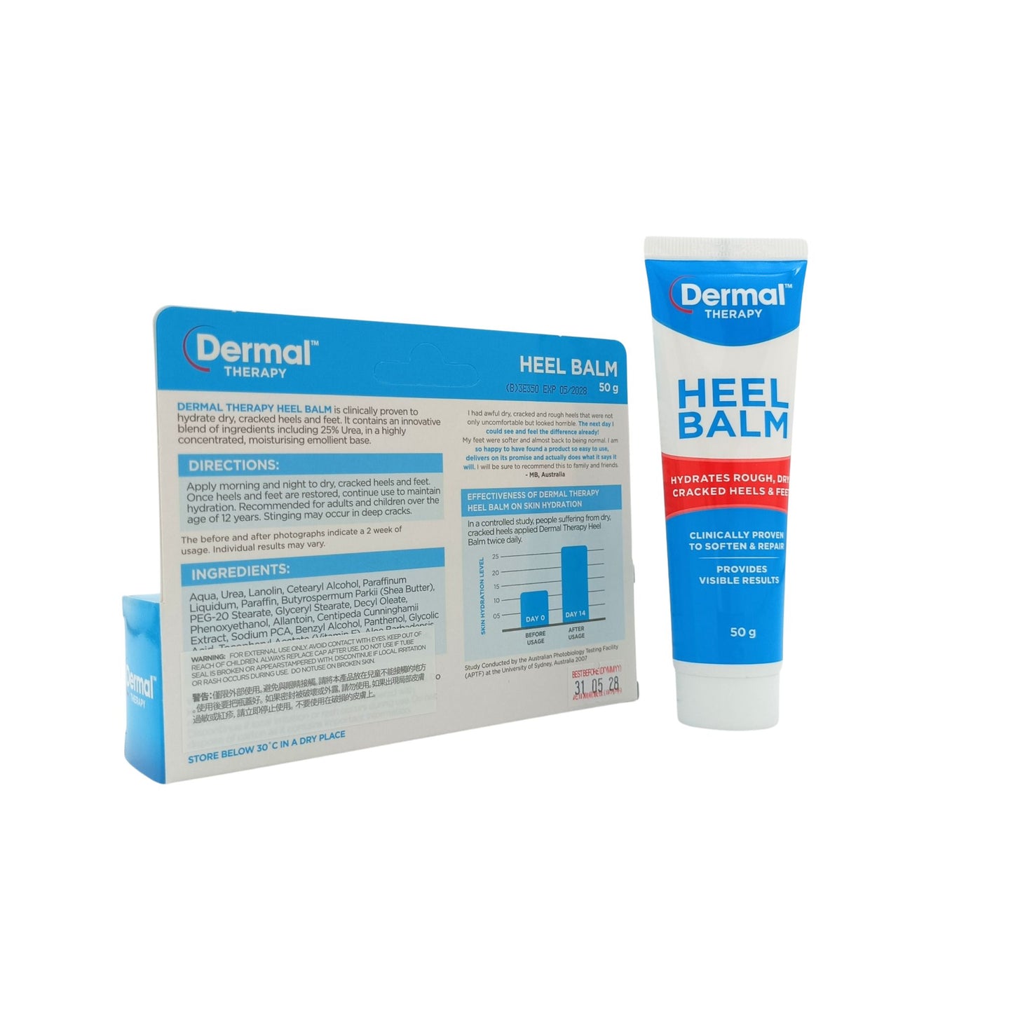 Dermal Therapy Heel Balm 50g
