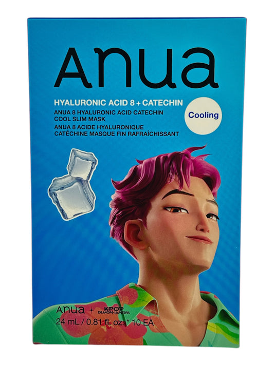 Anua 8 Hyaluronic Acid Catechin Cool Slim Mask (K-Pop D 10pcs