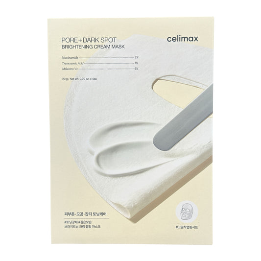 celimax Pore+ Dark Spot Brightening Cream Mask 4pcs