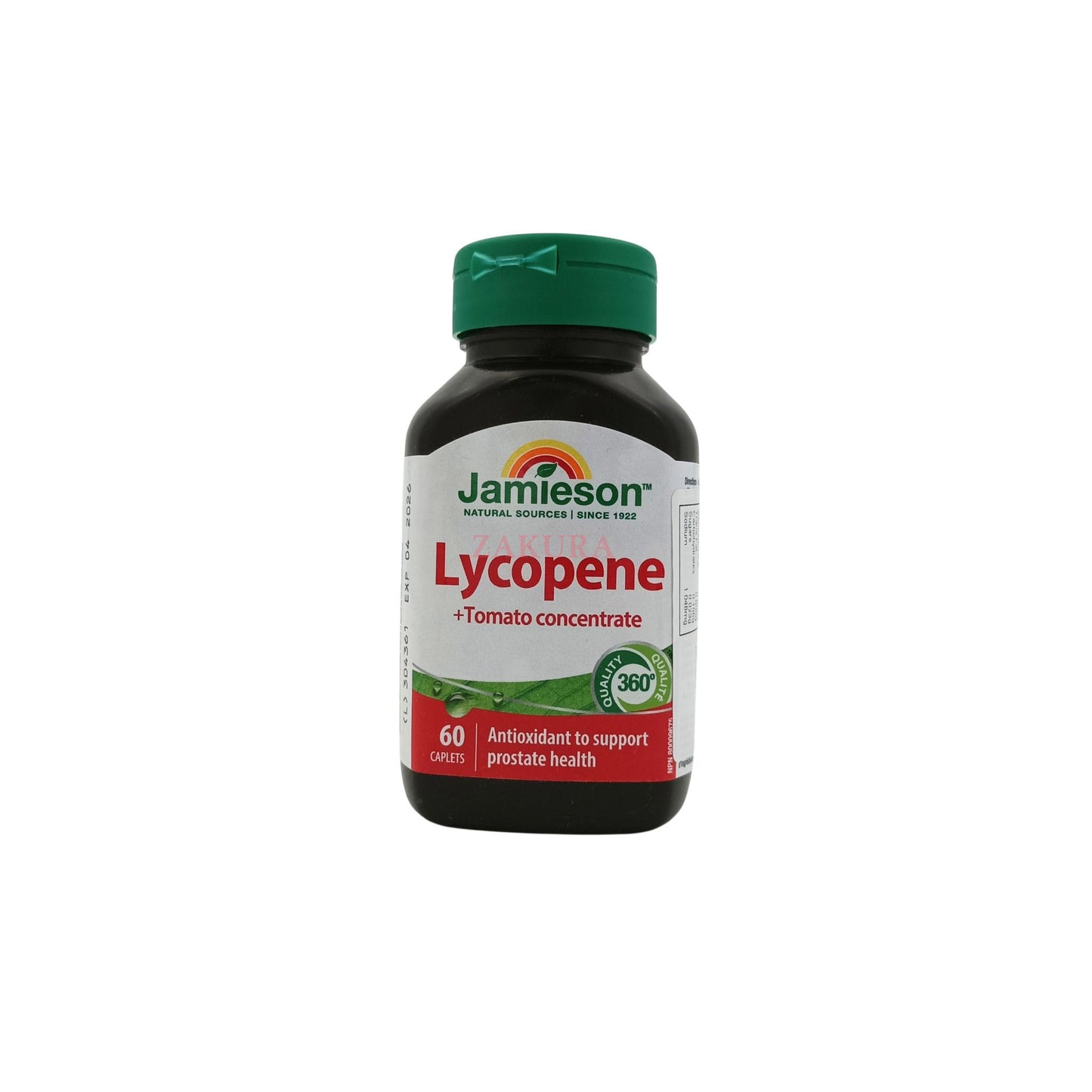 Jamieson Lycopene Tomato Concentrate 10mg 60caps