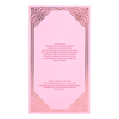 Anna Sui Fantasia Rose Eau De Toilette 30ml