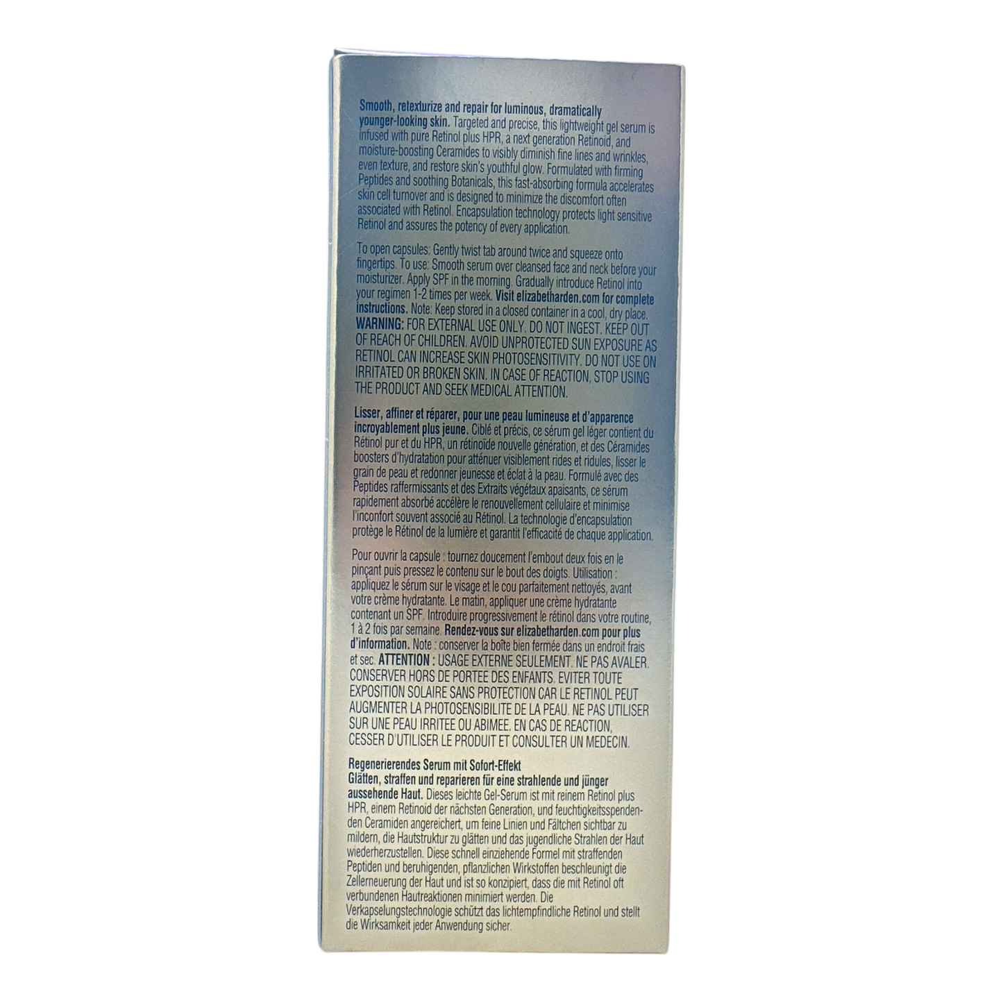 Elizabeth Arden Retinol + HPR Ceramide Capsules 60caps