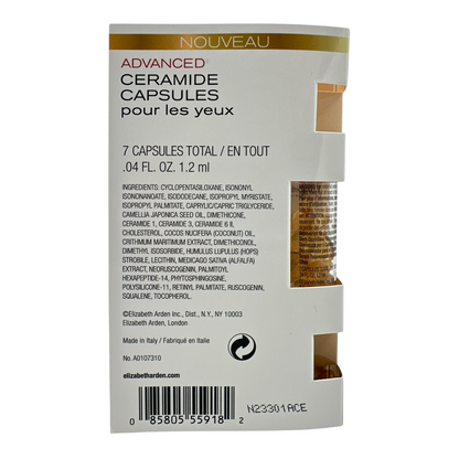 Elizabeth Arden AdvanCeramide Capsules DailyYouth Restor Eye Serum 7caps