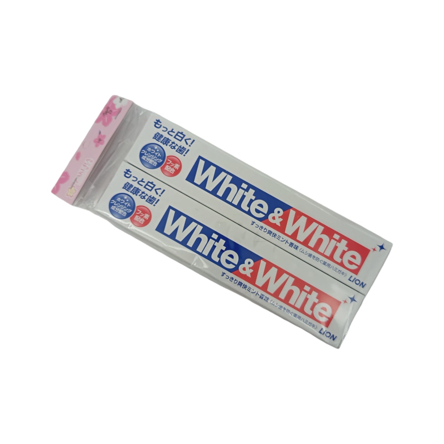 Lion White &White Toothpaste (Twin Pack) 2pcs