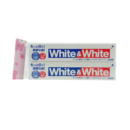 Lion White &White Toothpaste (Twin Pack) 2pcs