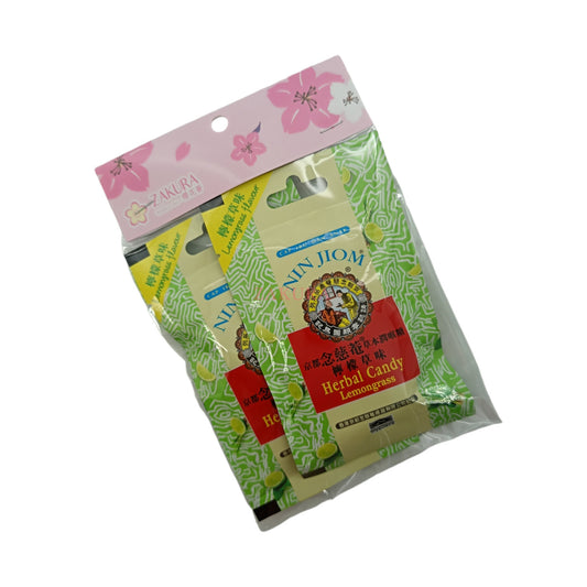 Ninjiom Herbal Candy 2pcs (Original Twin Pack/ Plum Flavour Set/ Lemongrass Flavour Twin Pack/ Apple Longan Set) Lemongrass Flavour (Twin Pack)